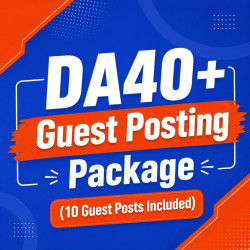 DA40+ Guest Posting Package (10 Guest Posts Included)